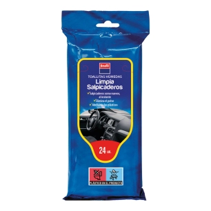 3 lingettes de nettoyage pour tableau de bord. krafft