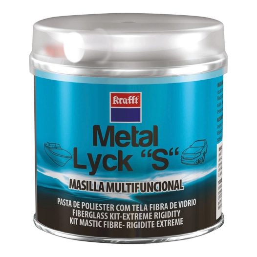 mastic polyester métal-lyck 250gr. krafft