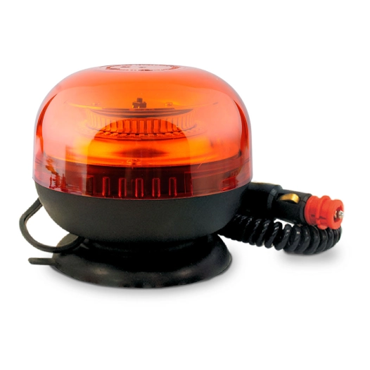 Gyrophare automobile magnétique bm201wl led orange rotative - boxmind