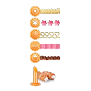 2 sac à gâteau delicia 10un 30cm, 6 buses. tescoma