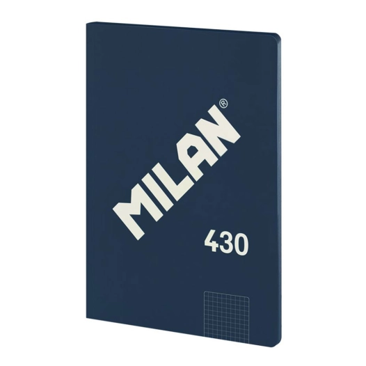 3 carnet carré a4 collé, bleu marine.