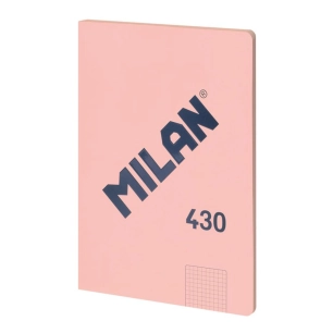 3 carnet carré a4 collé, rose.