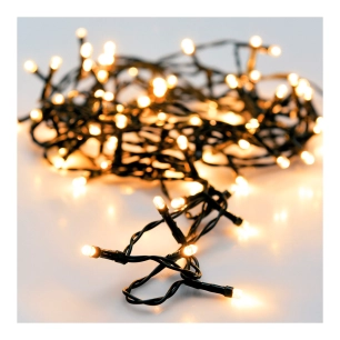 guirlande 80 led blanc chaud cable exterieur multifonction 9m