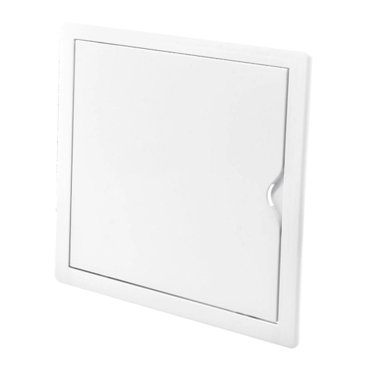 couvercle collecteur carré encastré abs 20x20cm, blanc