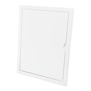 tapa de registro rectangular empotrable abs 20x25cm blanca