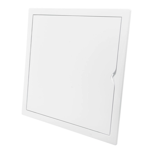 couvercle collecteur carré encastré abs 30x30cm, blanc