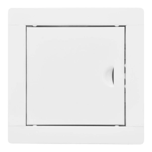 couvercle de registre encastré carré en acier blanc 15x15cm