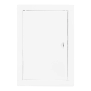 couvercle collecteur rectangulaire encastré acier blanc 20x30cm