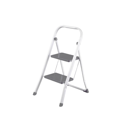 scabeau métallique à 2 marches
