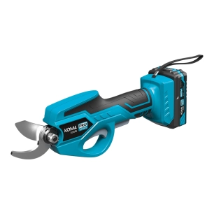 kit sécateur 20v avec batterie et chargeur, koma tools