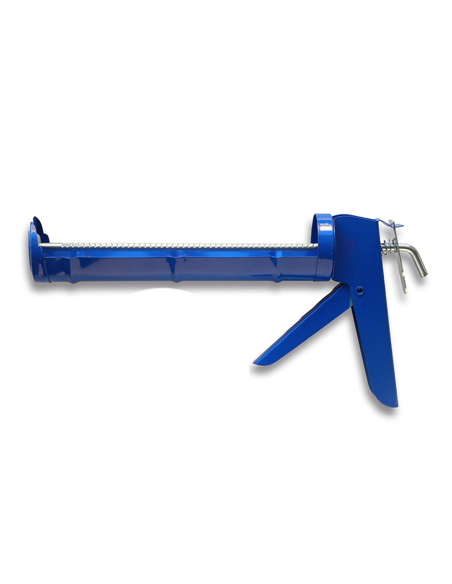 3 pistolet en silicone bleu avec fermeture éclair