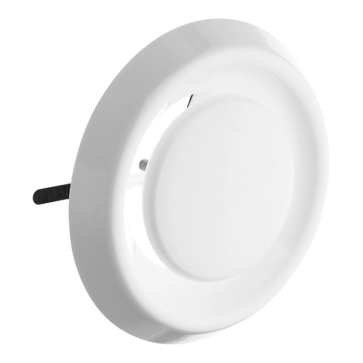 diffuseur rond à encastrer ø125x47mm abs blanc