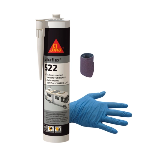 Kit colle panneau solaire avecprofils aluminium colle 522 sikaflex - SIKA