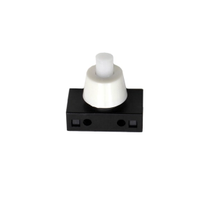 interrupteur-poussoir unipolaire 2a 250v blanc