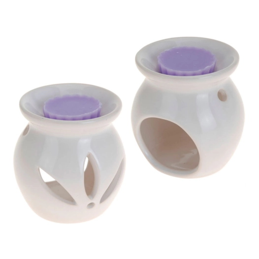 2 brleur avec cire parfumée inclus