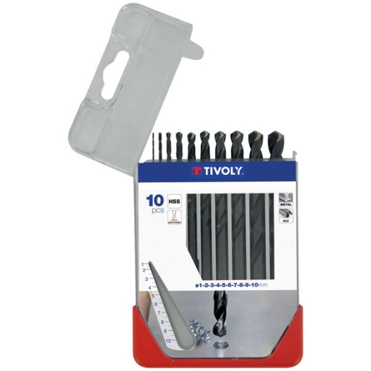 forets métaux ap13 coffret de 10p. - tivoly