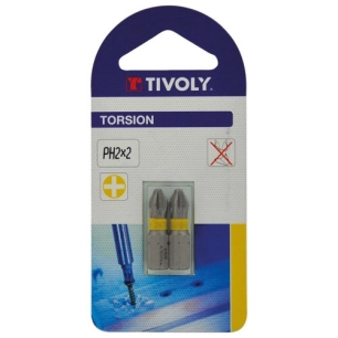 embout torsion ph 2 l25 blister de 2 - tivoly