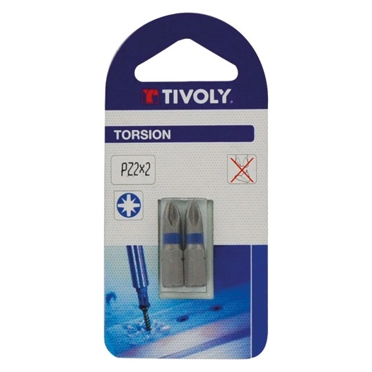 embout torsion pz 3 l25 blister de 2 - tivoly
