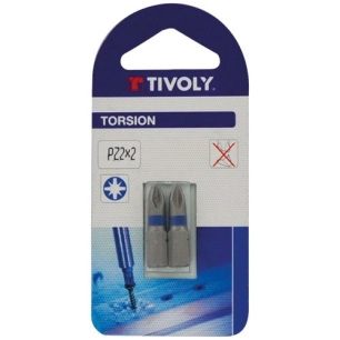 embout torsion pz 3 l25 blister de 2 - tivoly