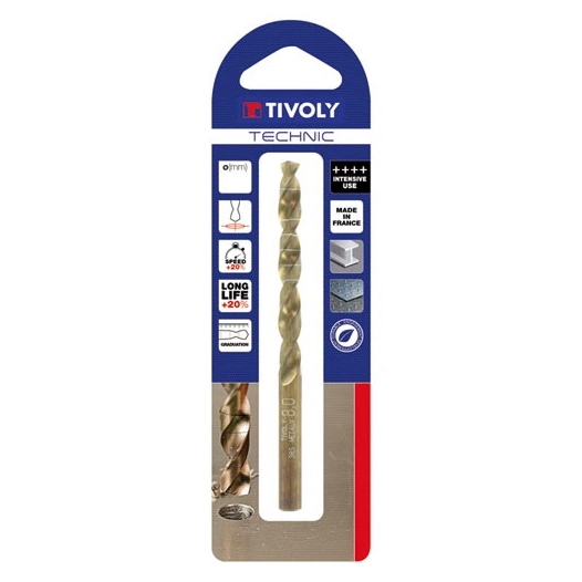 foret métaux technic ø10.0mm en blister - tivoly