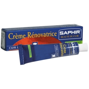 crème rénovatrice cuir tube 25ml beige saphir - saphir