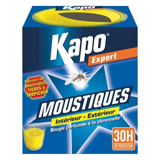 bougie anti moustiques 125g kapo - kapo