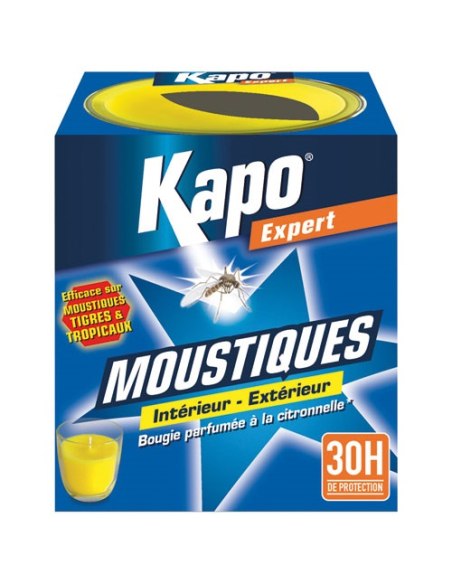 Bougie Anti-Moustiques Kapo Protection efficace contre les moustiques en extérieur - Kapo