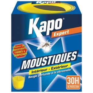 bougie anti moustiques 125g kapo - kapo