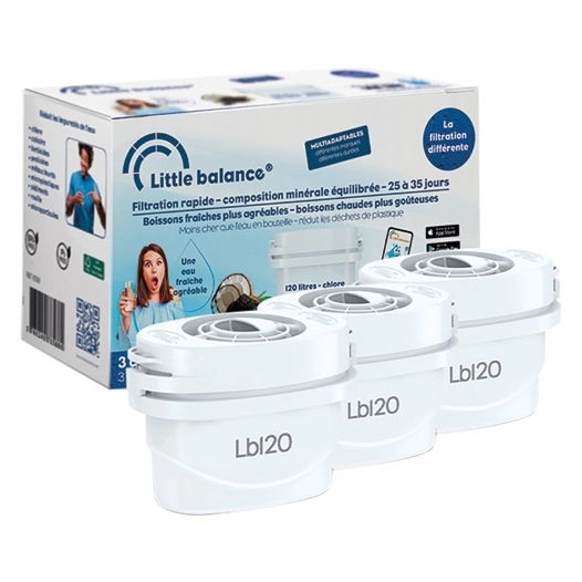 pack 3 cartouches filtrantes - little balance