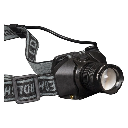 lampe torche frontale 5w 200 lumens fonction focus - maximus