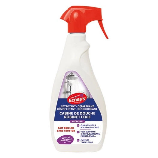 ecness détartrant cabine de douche 750ml vaporisateur. - ecness