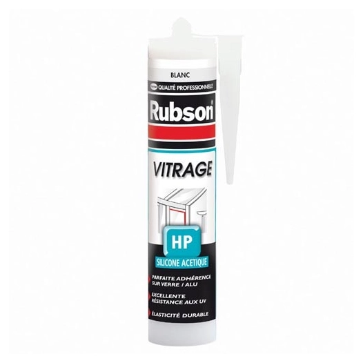 Mastic Hp Vitrage Transl 300ml - RUBSON
