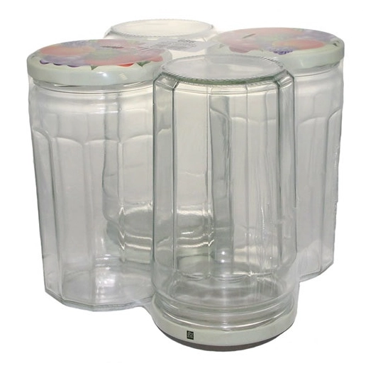 Pot Confiture Pack4 645ml+Couvto82 - BOUCHONNERIE JOCONDIENNE