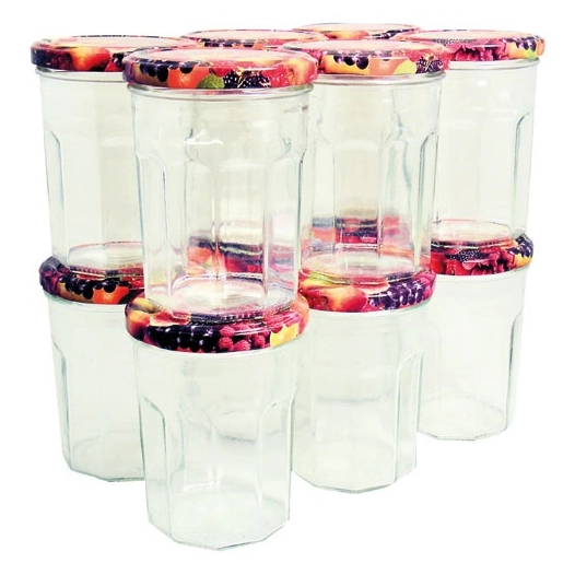 Pot Confiture Pack 12 385ml +COUV - BOUCHONNERIE JOCONDIENNE