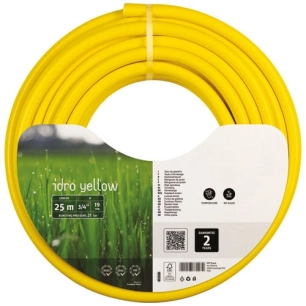 Tuyau d'arrosage jaune 19mm x 25m - FITT