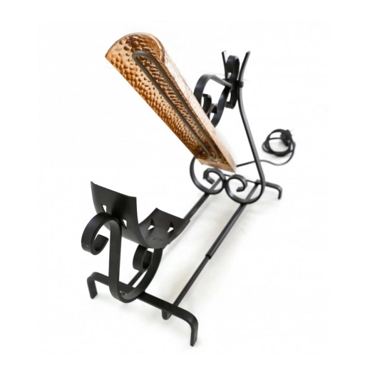 Rampe à raclette en fer forgé cuivre 750 watts - STEFANOVIC CHAUDRONNERIE