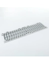 Grille de caniveau 130x500 gris - NICOLL