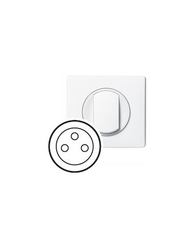 Plaque Niloé blanche (665001) LEGRAND