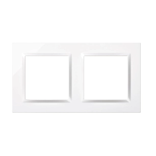 5 cadre 2 éléments blancs