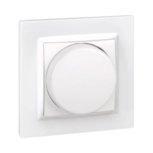interrupteur led dimmable blanc avec cadre