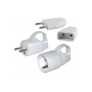 fiches electriques plates et rondes désignation fiche plate femelle 2 pôles 6a