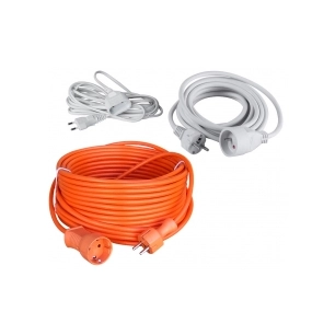 rallonges electriques longueur 5 mcâble 3 x 1,5mm² - 16acouleur blanc
