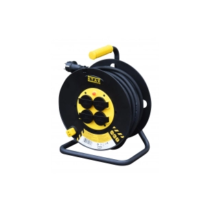 enrouleurs electriques ip44 câble ho7 - f3g2.5mm2 longueur 40 mcâble h07rn-f3g2.5mm2poids 9,9 kg