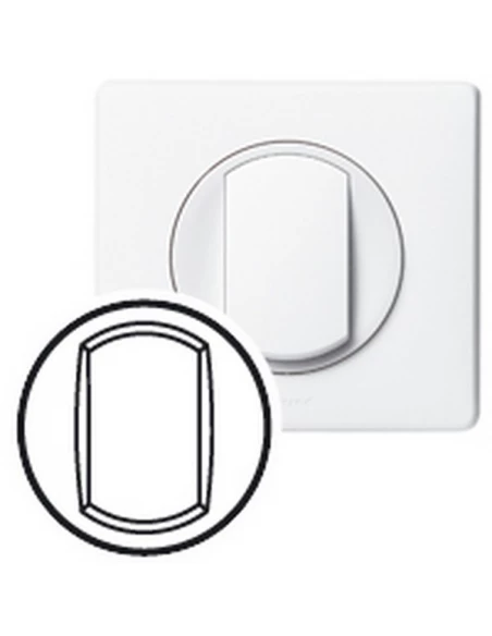 Enjoliveur céliane blanc pour vv / poussoir legrand