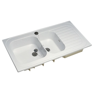 evier romans 120x60 6900 blanc