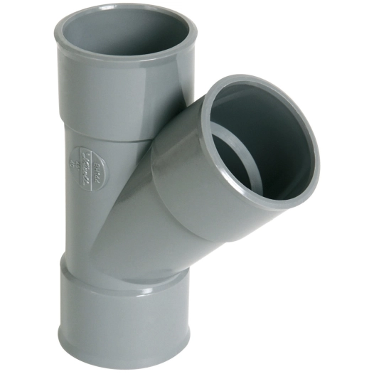 Raccord Y Culotte à 45° PVC FF diamêtre 100mm UBT144 - Nicoll
