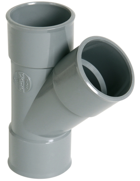 Raccord Y Culotte à 45° PVC FF diamêtre 100mm UBT144 - Nicoll