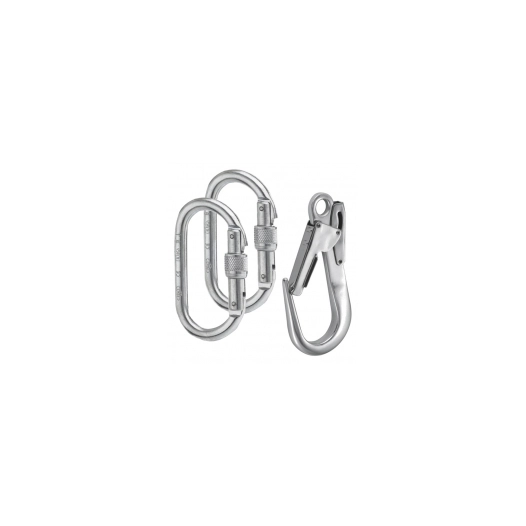 connecteurs de securite désignation 2 mousquetons de sécurité 2000 dan