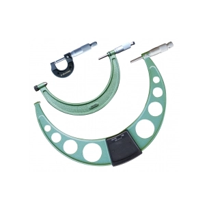 micrometres exterieurs 1/100 mm capacité de mesure 250 à 275 mmprofondeur max 150 mm