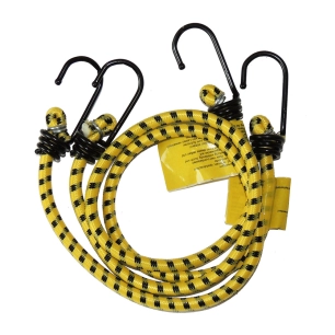 3 set tendeur élastique avec crochets 60cm 2 unit. couleurs assorties